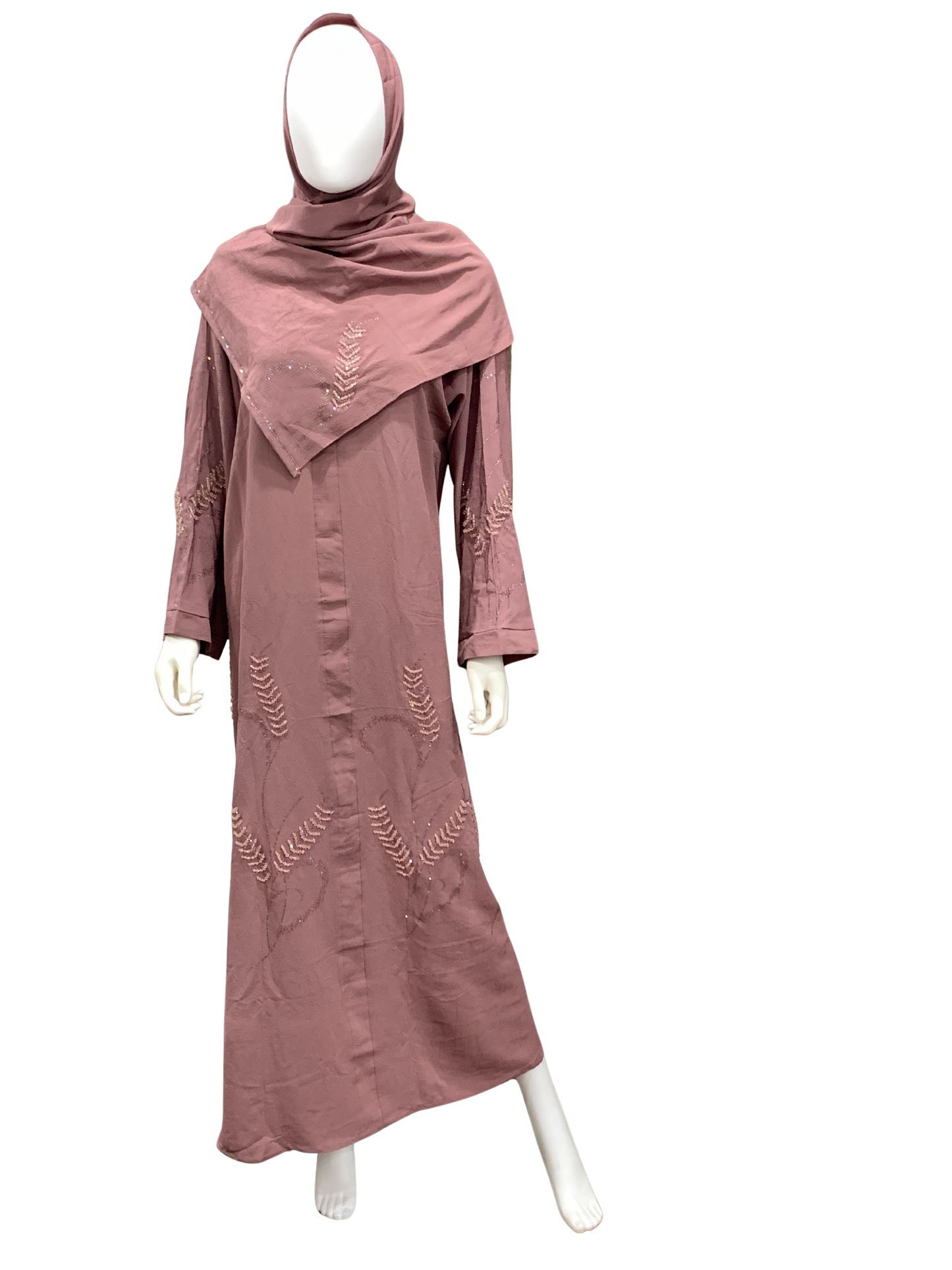 Dusty Mauve Abaya